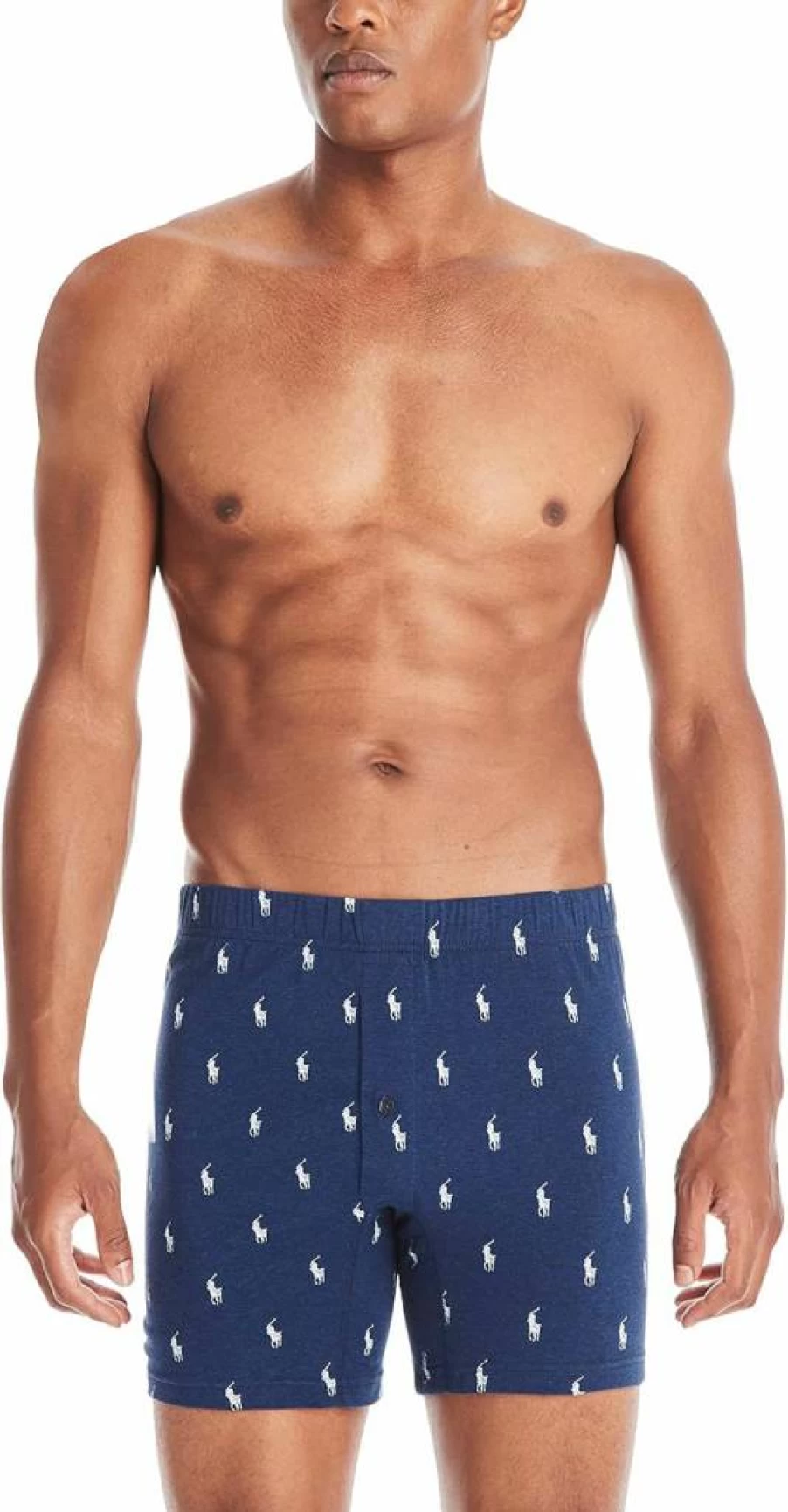 POLO Ralph Lauren Men's Classic Fit Stretch Knit Boxer Briefs 3-Pack Underwear