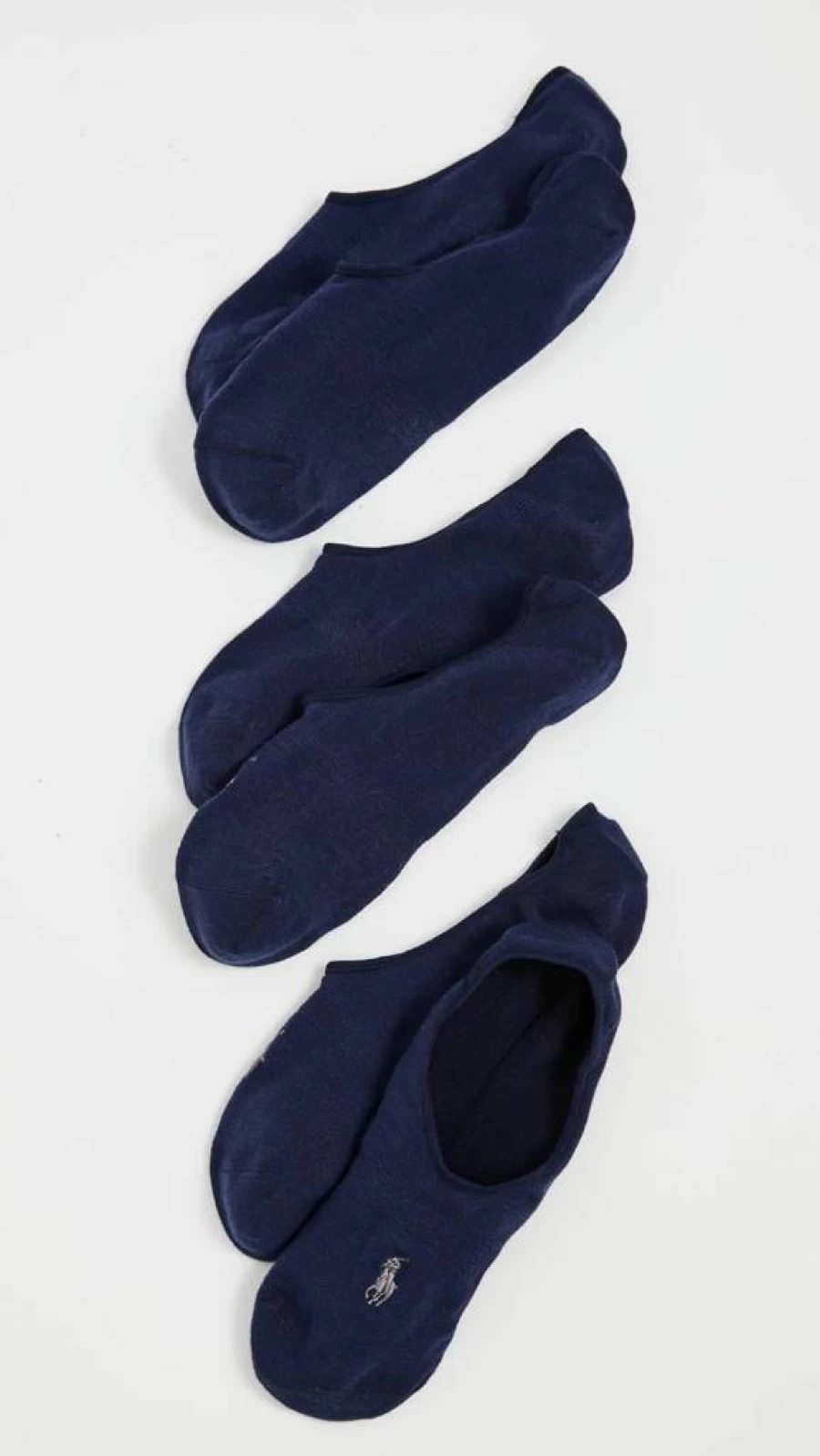 POLO RALPH LAUREN Men's Lightweight Liner Socks 3-Pack - Breathable Comfort for Everyday Wear