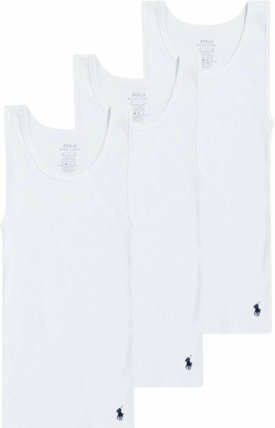 POLO RALPH LAUREN Boys' Cotton Multi-Pack Tank Top Undershirts for Comfort & Layering