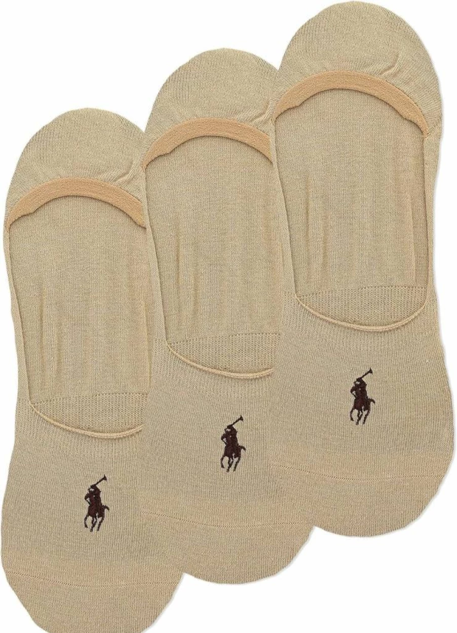 POLO RALPH LAUREN Men's Crew Socks 3-Pack - Soft Lightweight Cotton Dress Socks for Everyday Comfort