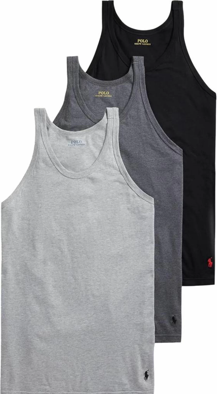 POLO RALPH LAUREN Men's Slim Fit Breathable Cotton Tank Top for Summer Casual Wear