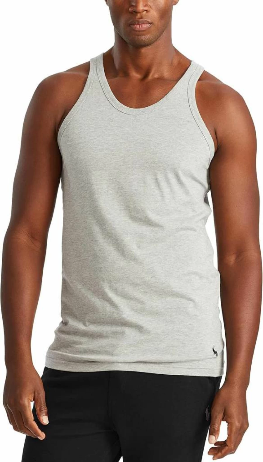 POLO RALPH LAUREN Men's Slim Fit Breathable Cotton Tank Top for Summer Casual Wear
