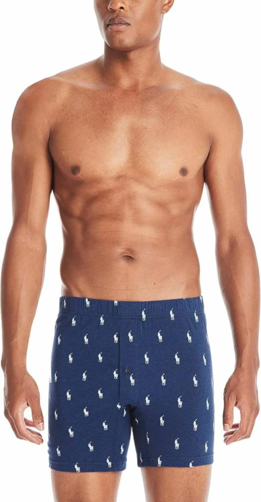 POLO Ralph Lauren Men's Classic Fit Stretch Knit Boxer Briefs 3-Pack Underwear
