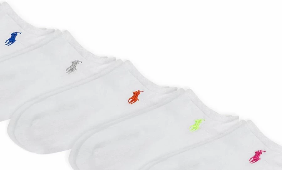 POLO RALPH LAUREN Women's Classic Flat Knit Low-Cut Sneakers - Casual Comfortable Shoes