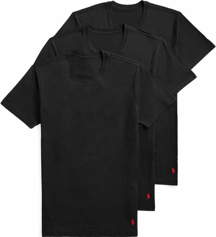POLO Men's 4D Flex Cooling Cotton Modal Short Sleeve Crew Neck T-Shirt