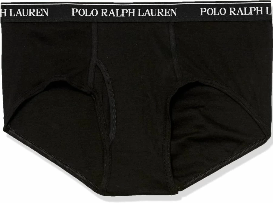 POLO RALPH LAUREN Men's Classic Fit Cotton Underwear Multipack - Soft Breathable Briefs