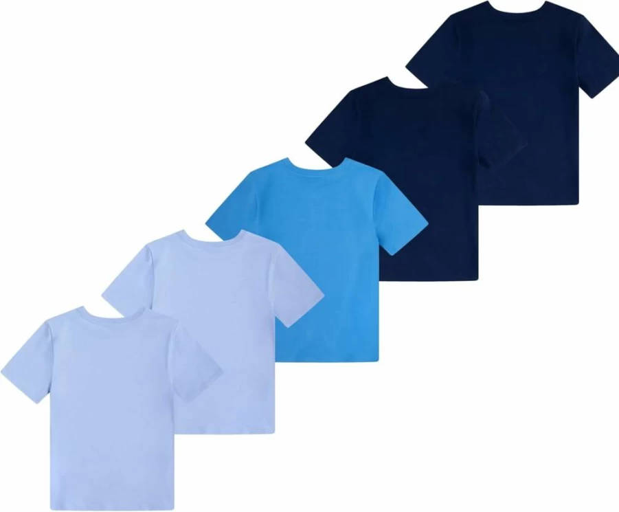 POLO RALPH LAUREN Boys' Cotton Multi-Pack Short Sleeve Undershirts - Classic Fit Crewneck Tees for Kids