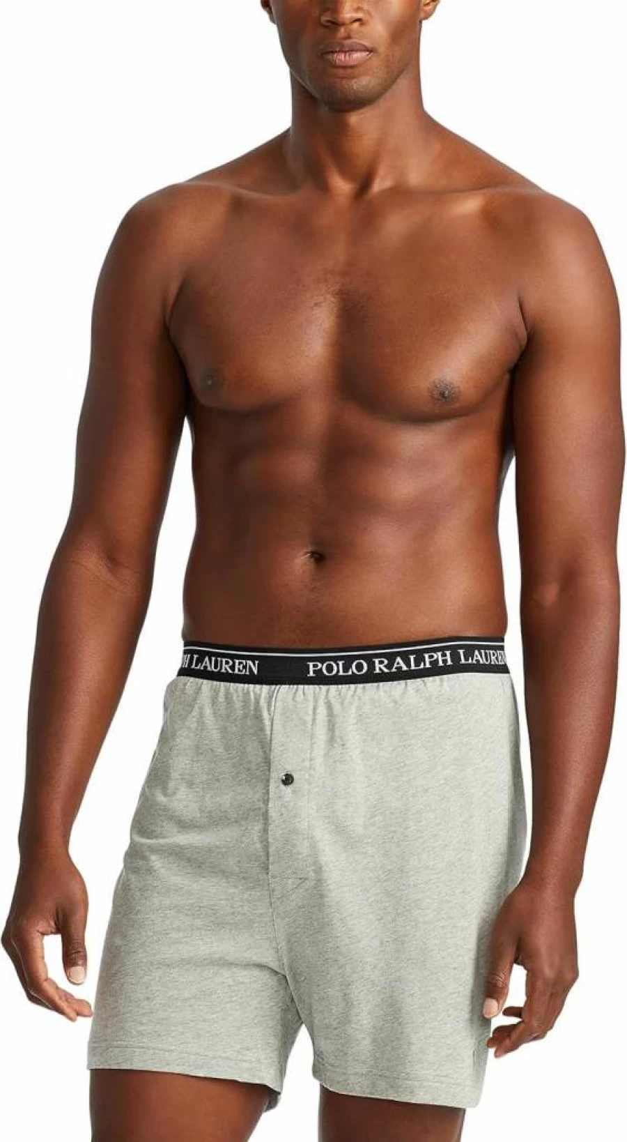 POLO RALPH LAUREN Men's Classic Fit Cotton Boxer Briefs 3-Pack - Soft Breathable Underwear Multipack