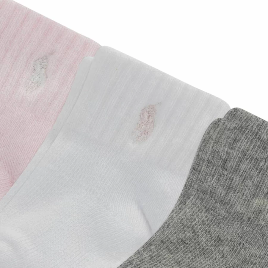 POLO RALPH LAUREN Boys' Baby Sport Quarter Socks - Cotton Casual Athletic Socks for Toddlers