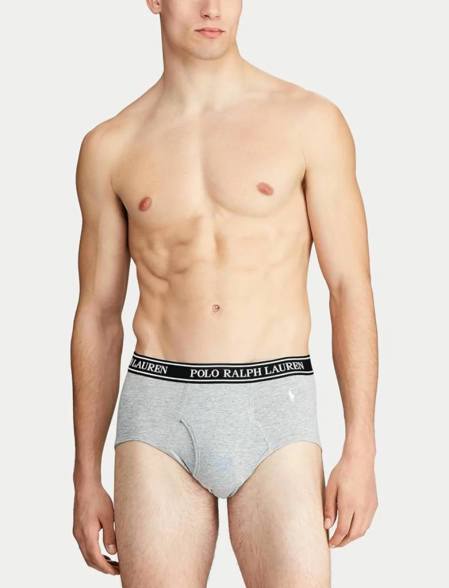 POLO Men's Classic Fit Stretch Cotton Briefs - Multi-Pack Underwear for Comfort & Style