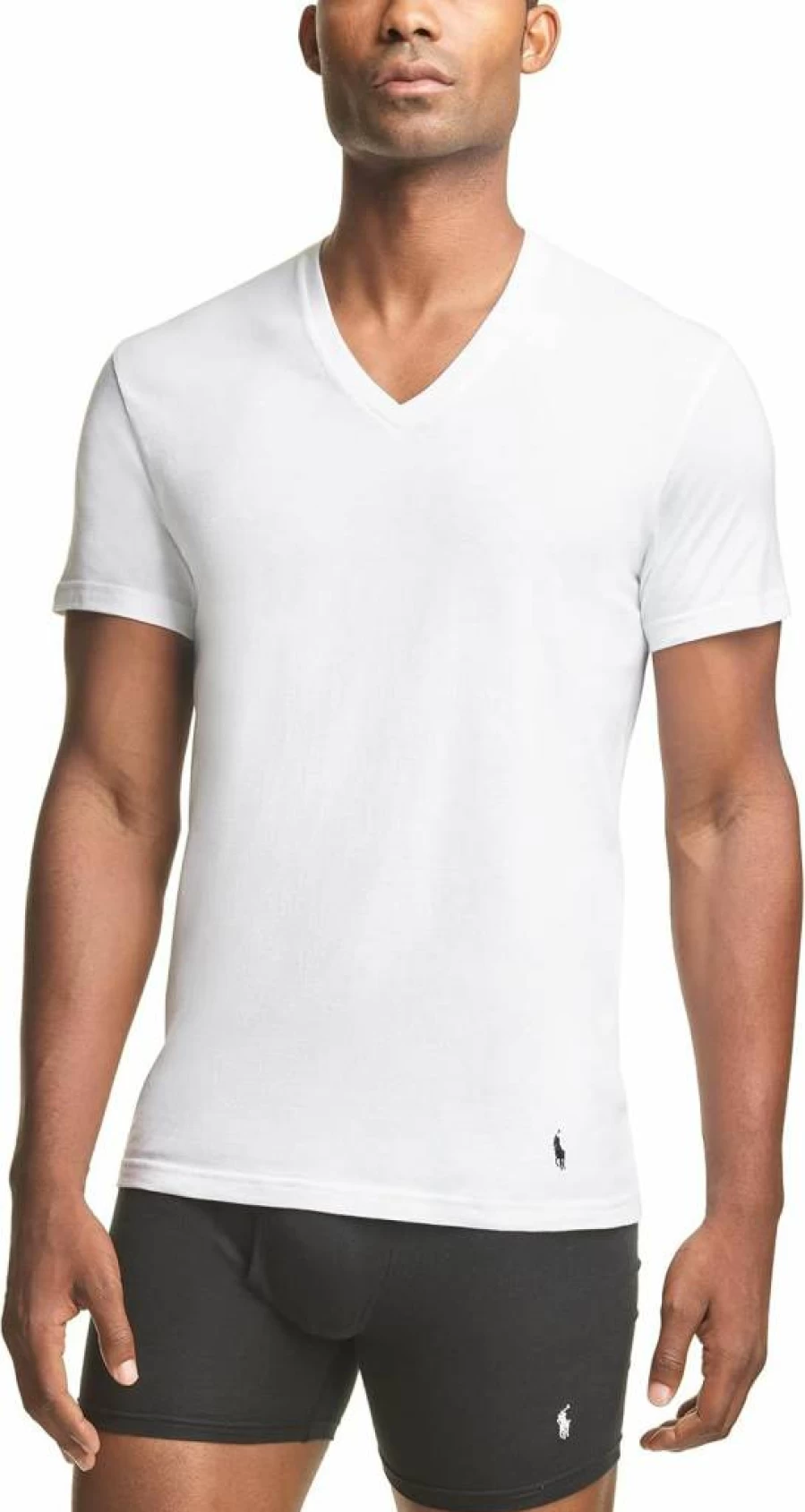 POLO Ralph Lauren Men's Classic Stretch V-Neck T-Shirt for Big & Tall Sizes