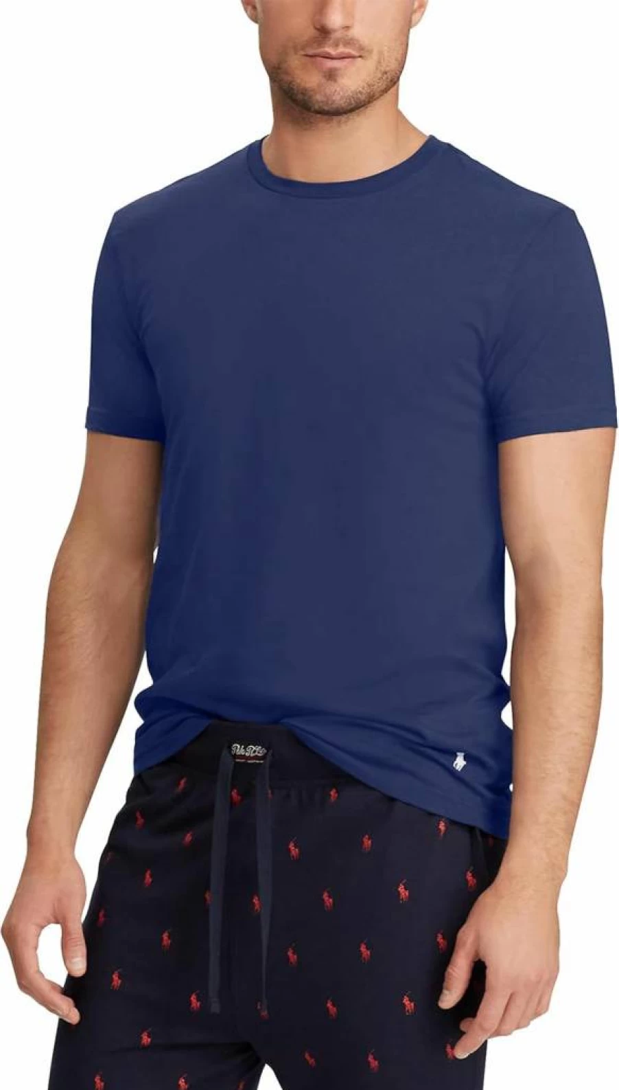 POLO Ralph Lauren Men's Slim Fit Moisture-Wicking Crew Neck Undershirts 3-Pack