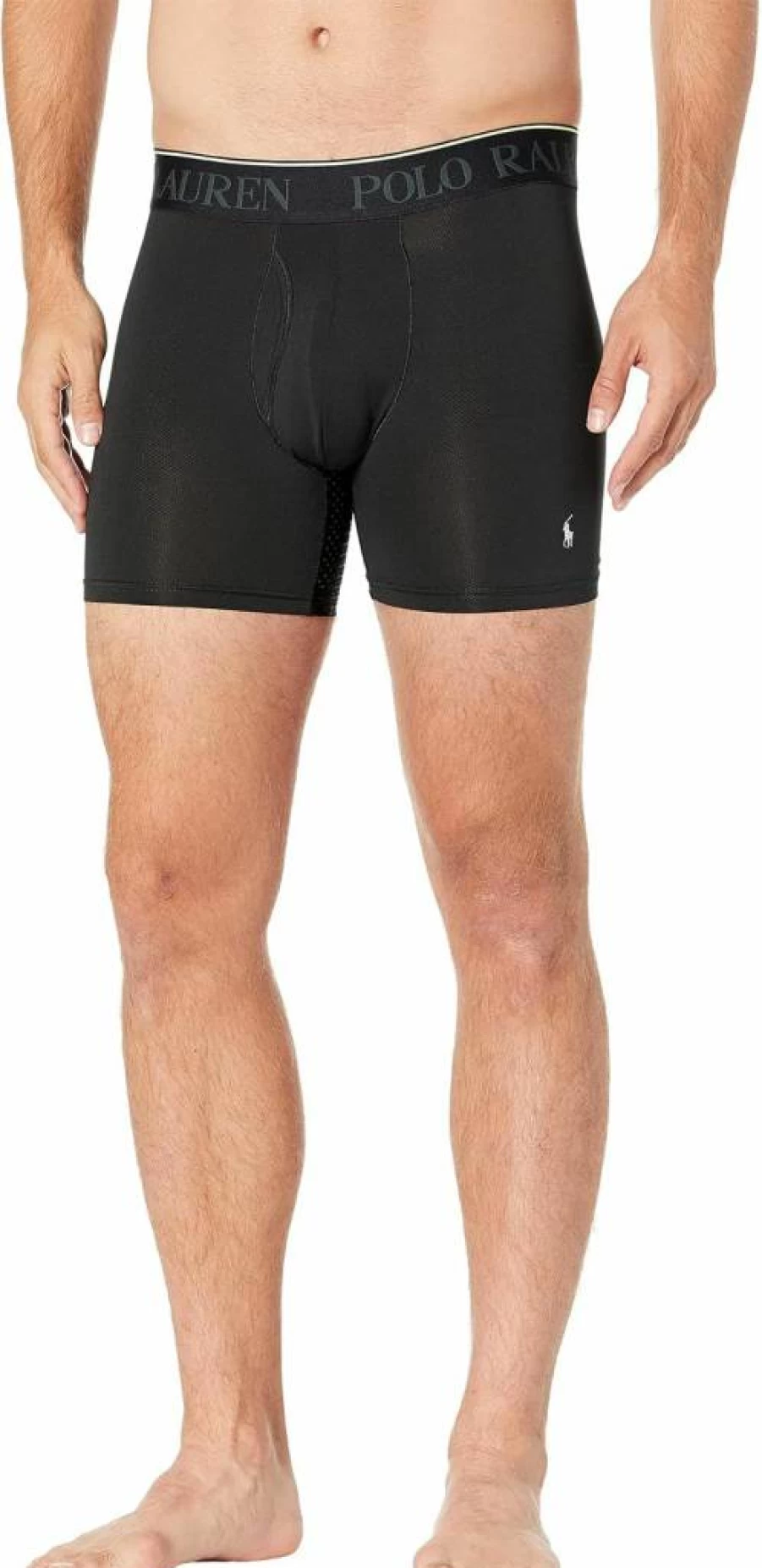 POLO RALPH LAUREN Men's 3-Pack Performance Boxer Briefs with 4D Flex Technology - Regular & Long Leg Options