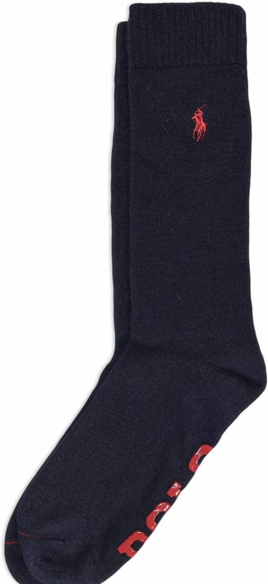 POLO RALPH LAUREN Men's Non-Slip Gripper Lounge Socks with Comfort Cushioning for Casual Wear