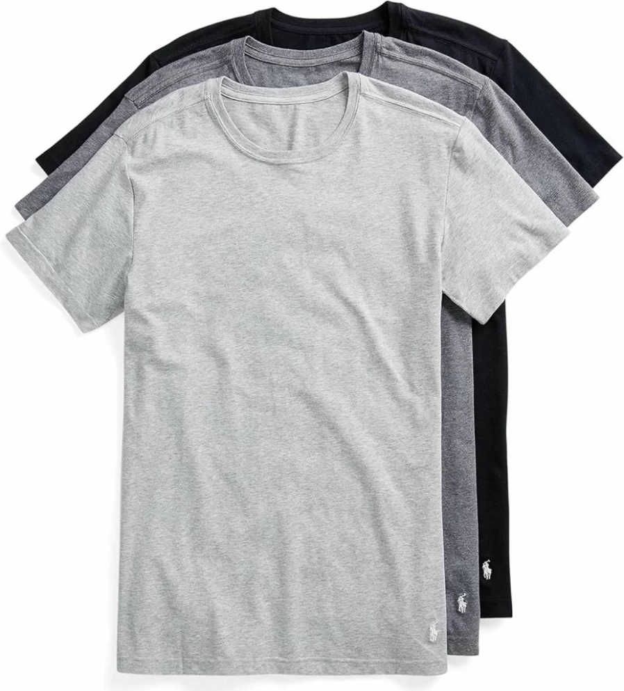 POLO Ralph Lauren Men's Slim Fit Stretch Cotton Crew Neck T-Shirt