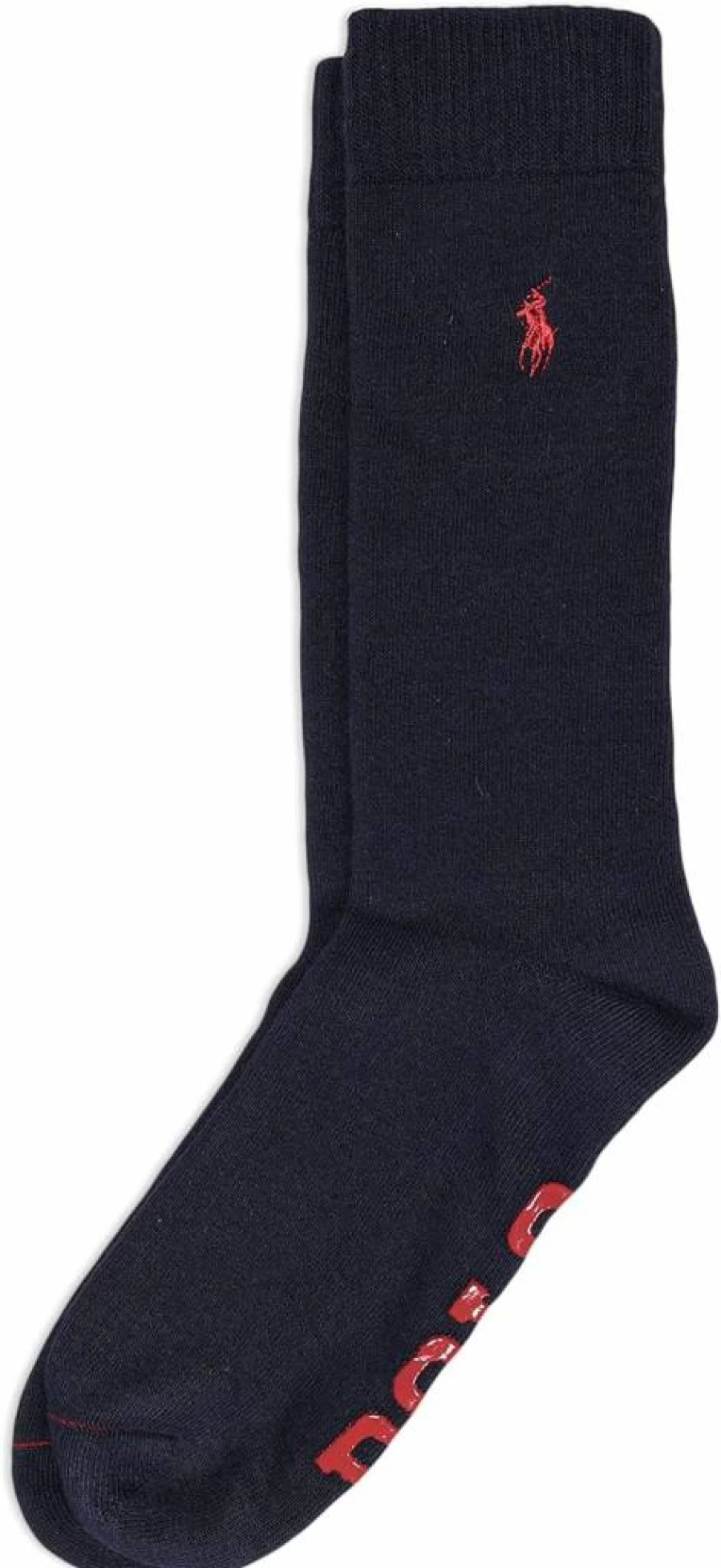 POLO RALPH LAUREN Men's Non-Slip Gripper Lounge Socks with Comfort Cushioning for Casual Wear